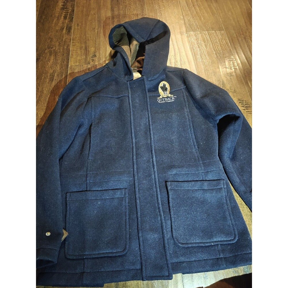 Outback Trading Co. Women's Wool Jacket Hooded Size S